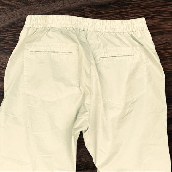 Paul Taylor Ivory Pants EU 50 .. 30" Un-stretched Elastic Waist X 25 Inseam - Picture 4 of 7
